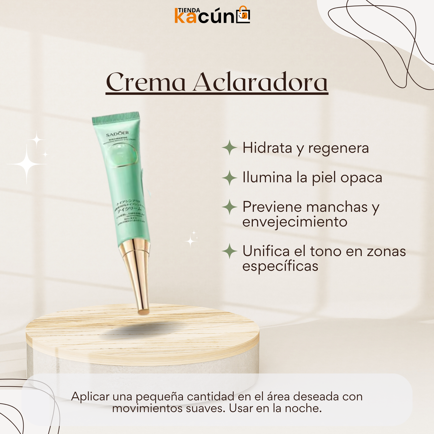 Serum 10 + Crema Limpiadora + Aclarante + 3 Mascarillas GRATIS